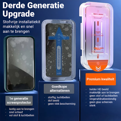 Iphone Screen Protector + Installatie Kit
